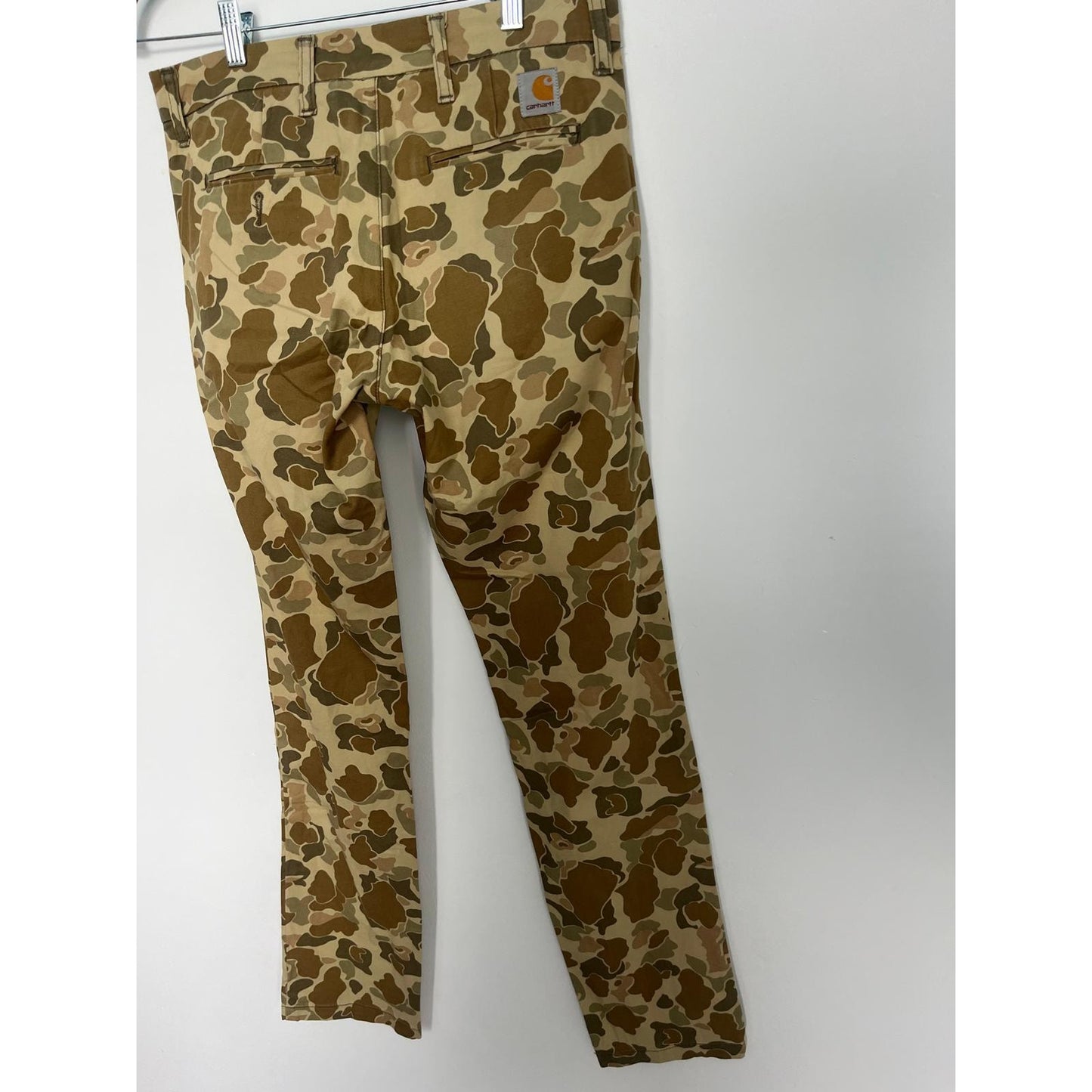 Carhartt Sid Pant Men 31x32 Camouflage Slim Tapered Chino Pants