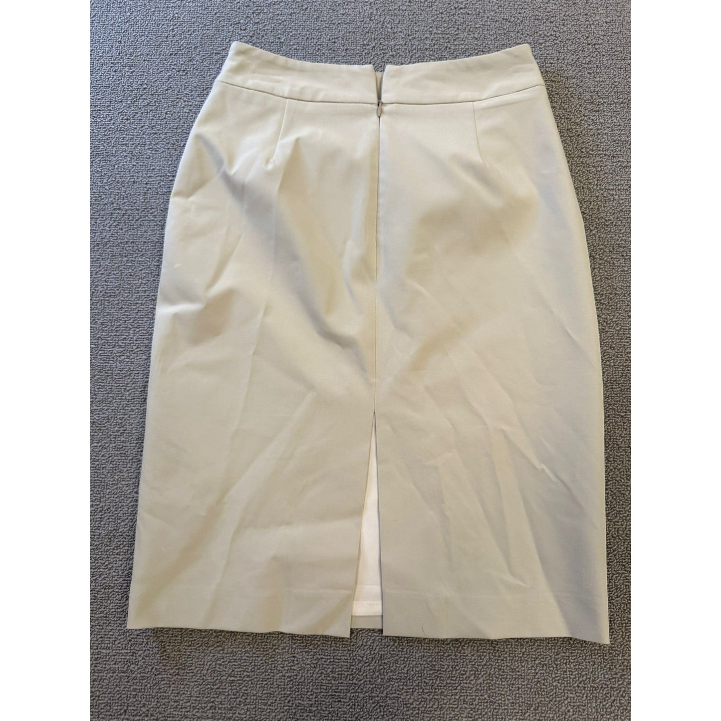TEENFLO Women's Pencil Skirt Size 2 White Career Business Professional