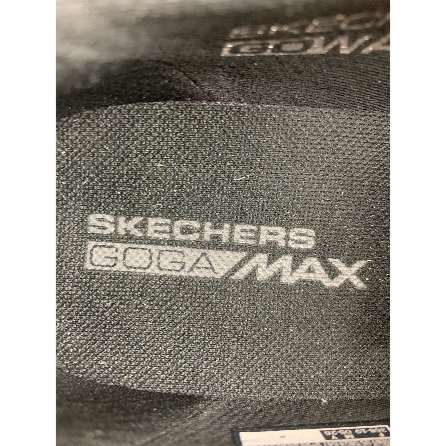 Skechers Goga Max Women US 8 Black Go Walk Shoes Slip-on Comfort Sneakers