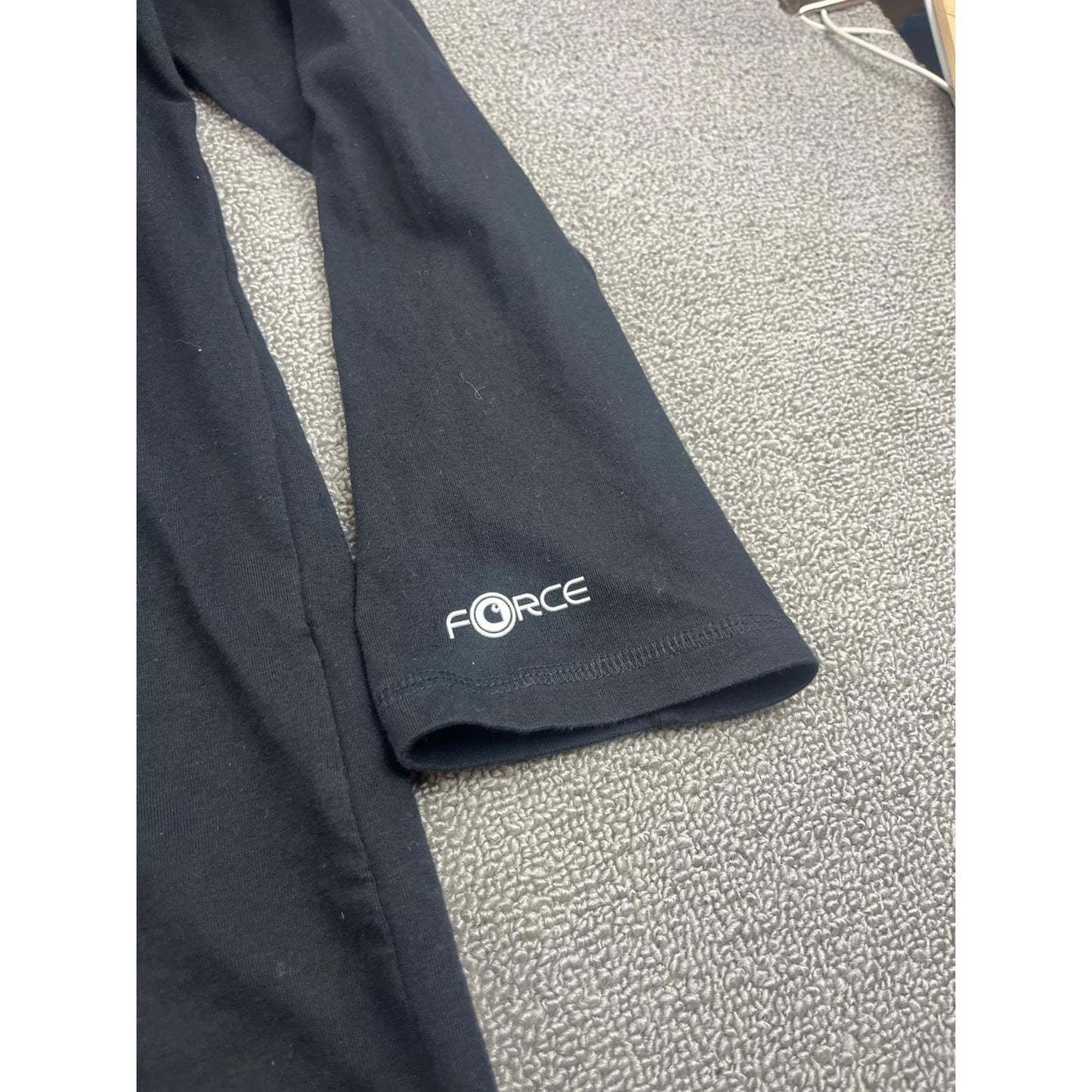 Carhartt Sweater Mens 2XL Black 1/4 Quarter Zip Performance Pullover Logo