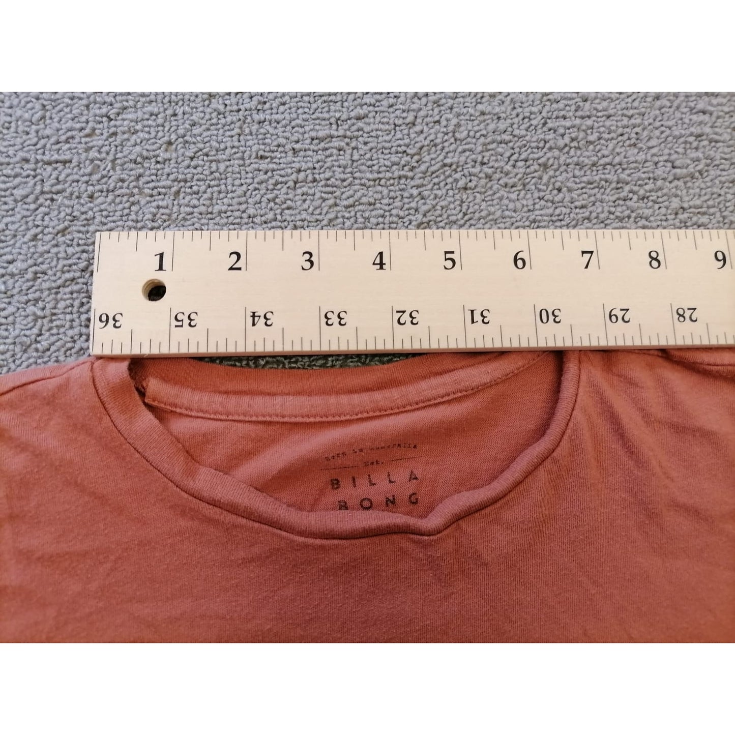 Billabong Women Small Coral Short Sleeve T-Shirt Relaxed Fit Surf Shirt