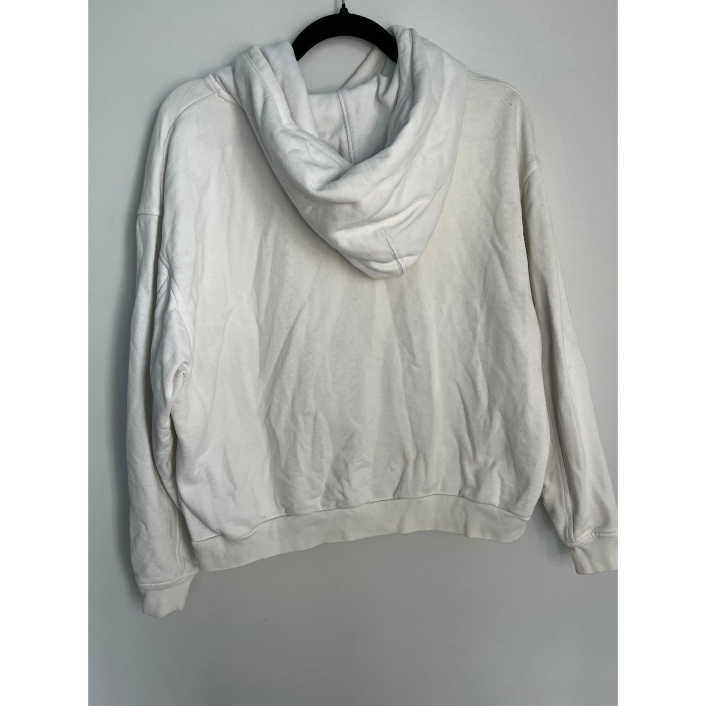 Levis Hoodie Women Small White Rainbow Logo Pullover Sweatshirt