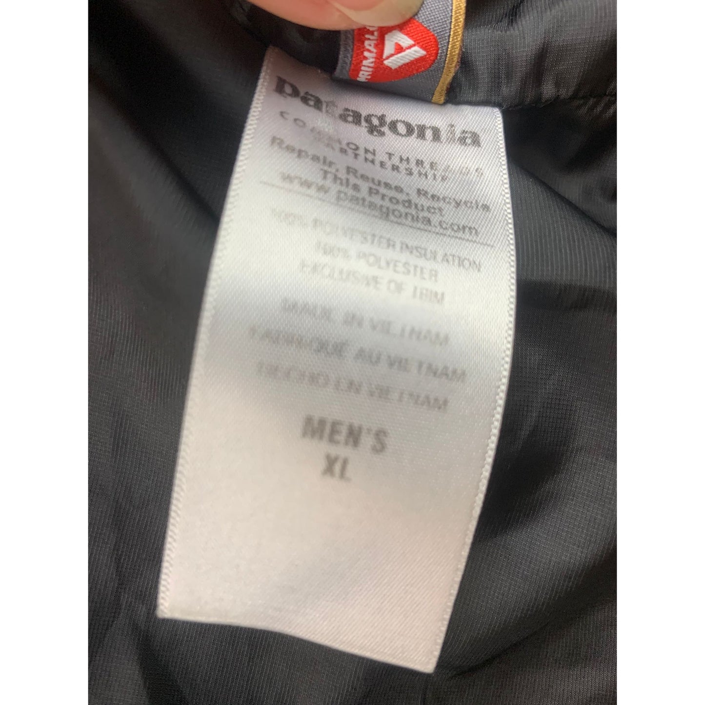 Patagonia Men's XL Black Nano Puff Jacket Insulated Quilted Full Zip