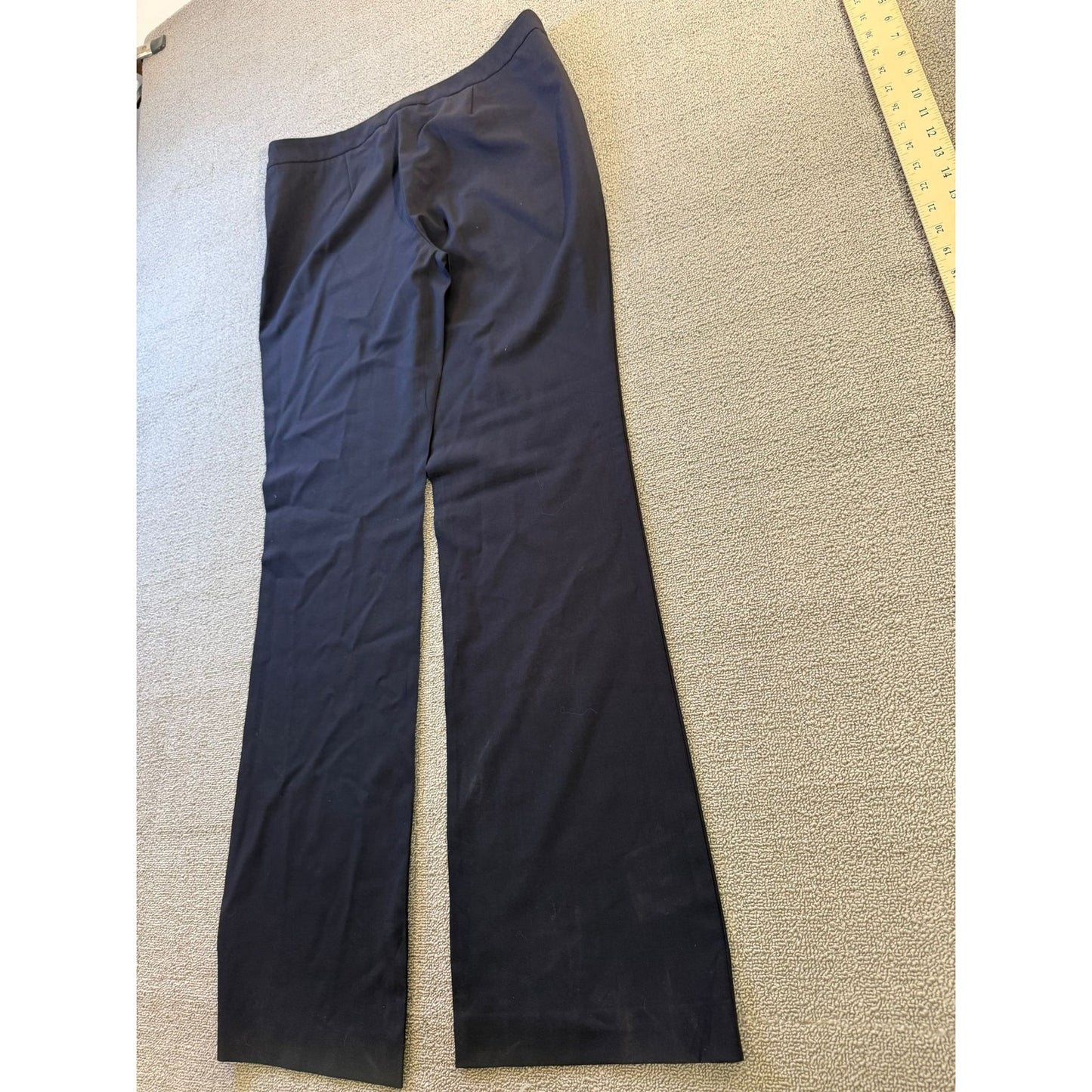 BOSS Hugo Boss Women's Dark Navy Wide Leg Pants US 10 Professional Style