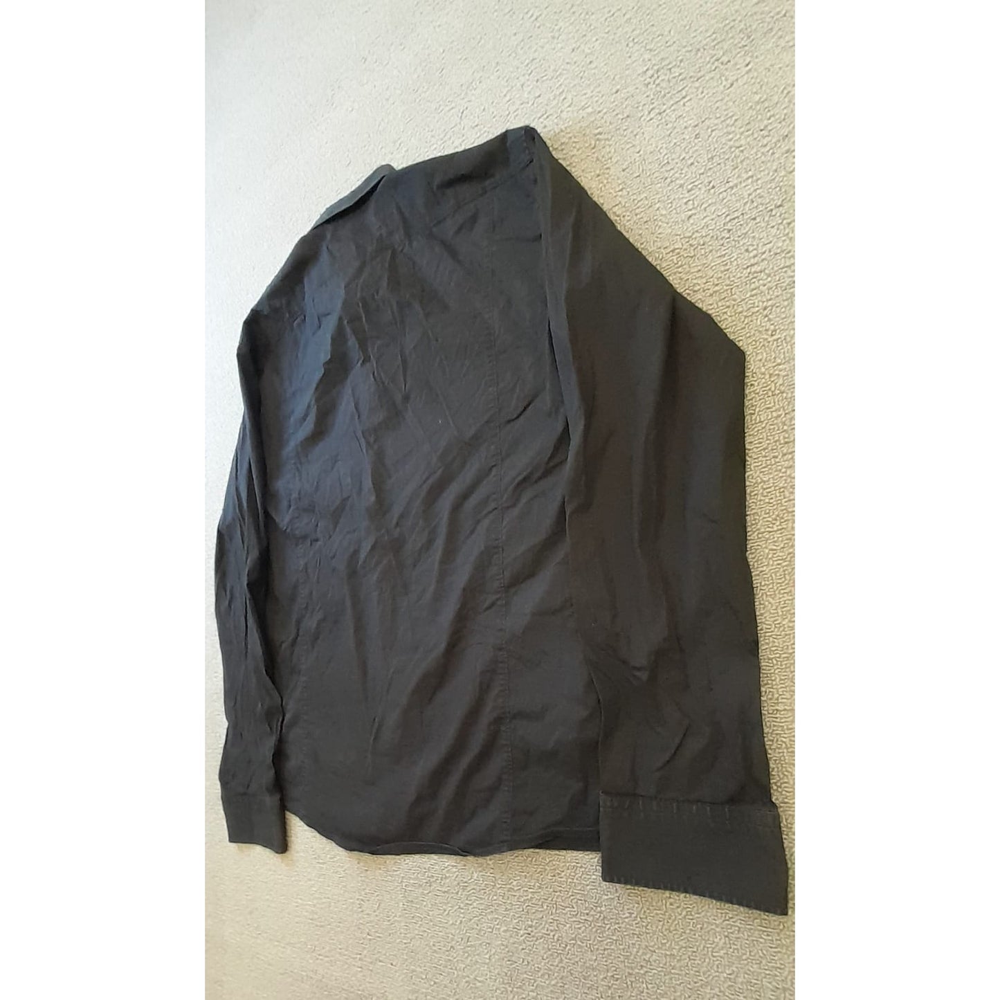 HUGO Hugo Boss Mens Small Black Slim Line Long Sleeve Dress Shirt