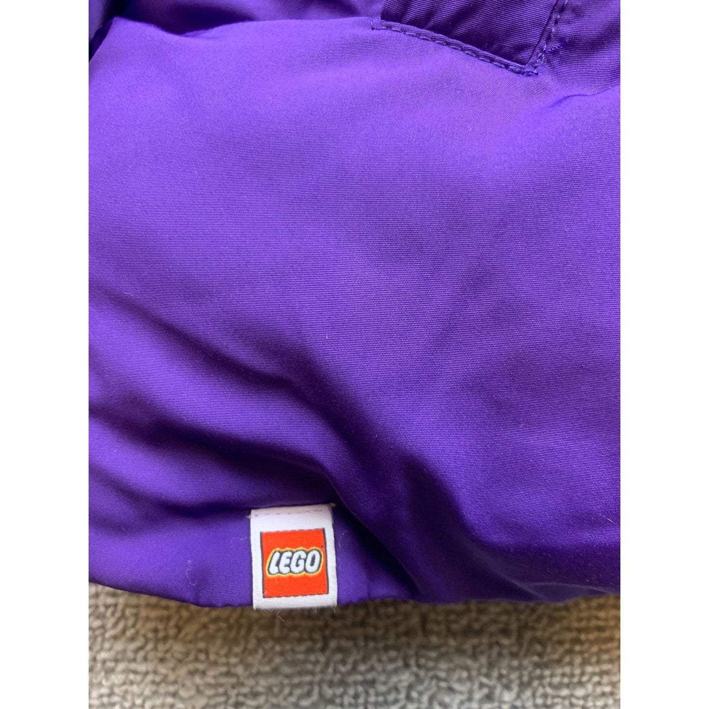 Lego X Target Mens Medium Blue Purple Black Detachable Vest Puffer Jacket Coat
