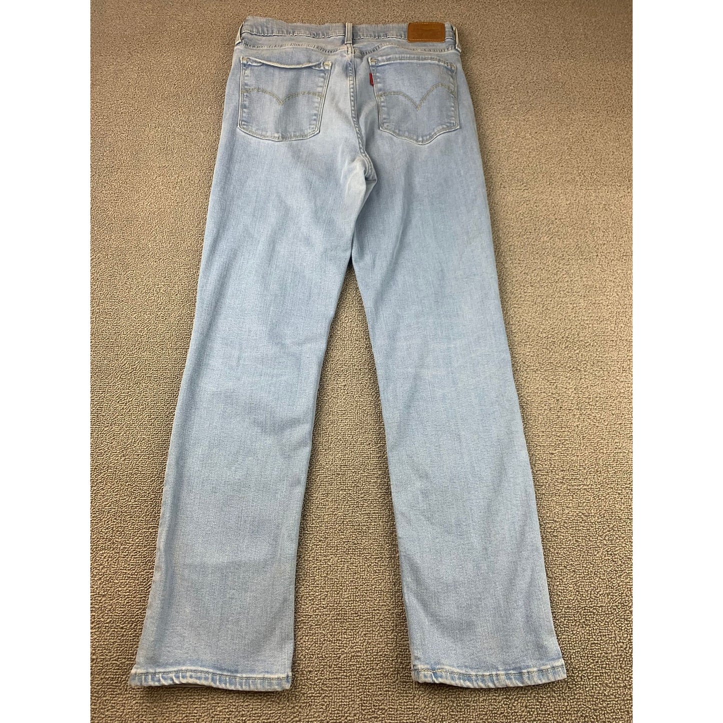 Levi's Women's 29x28 724 High Rise Light Wash Premium Jeans