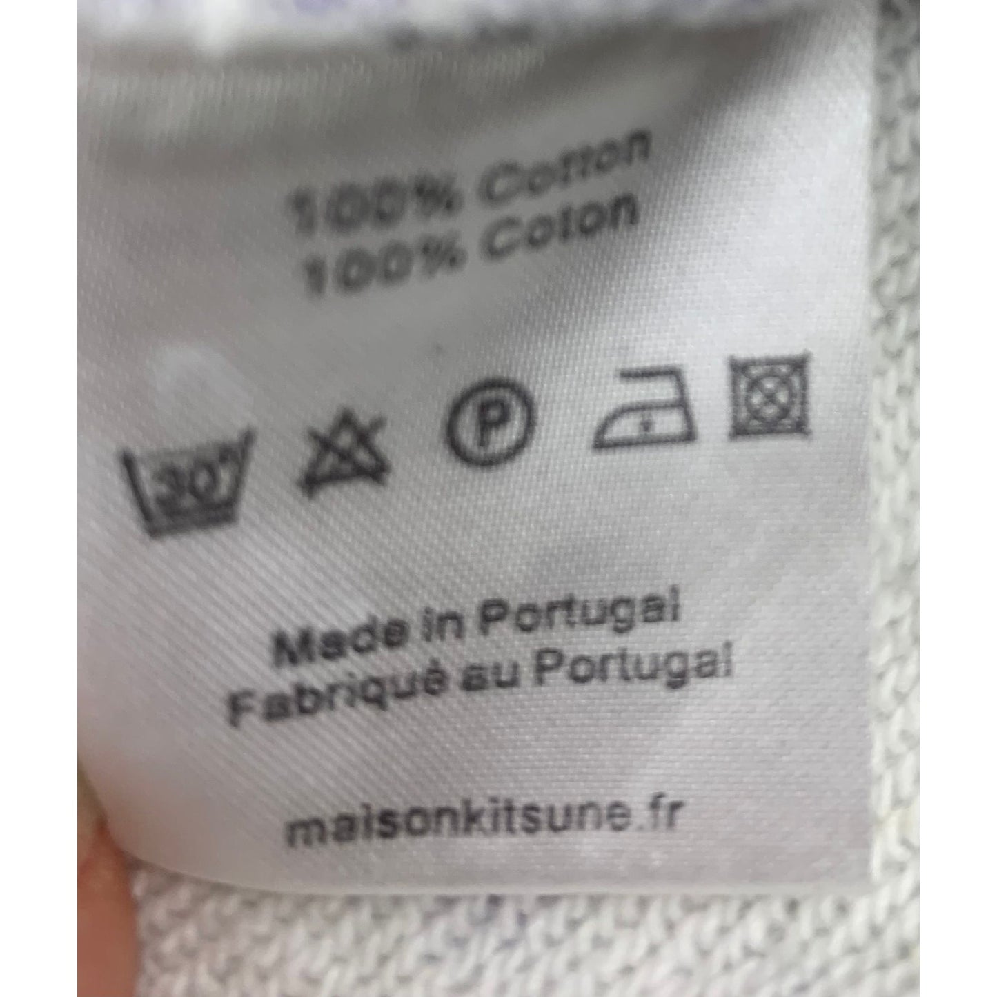 Maison Kitsune Map Print Paris Sights Sweatshirt Sweater All Over Blue Fox Small