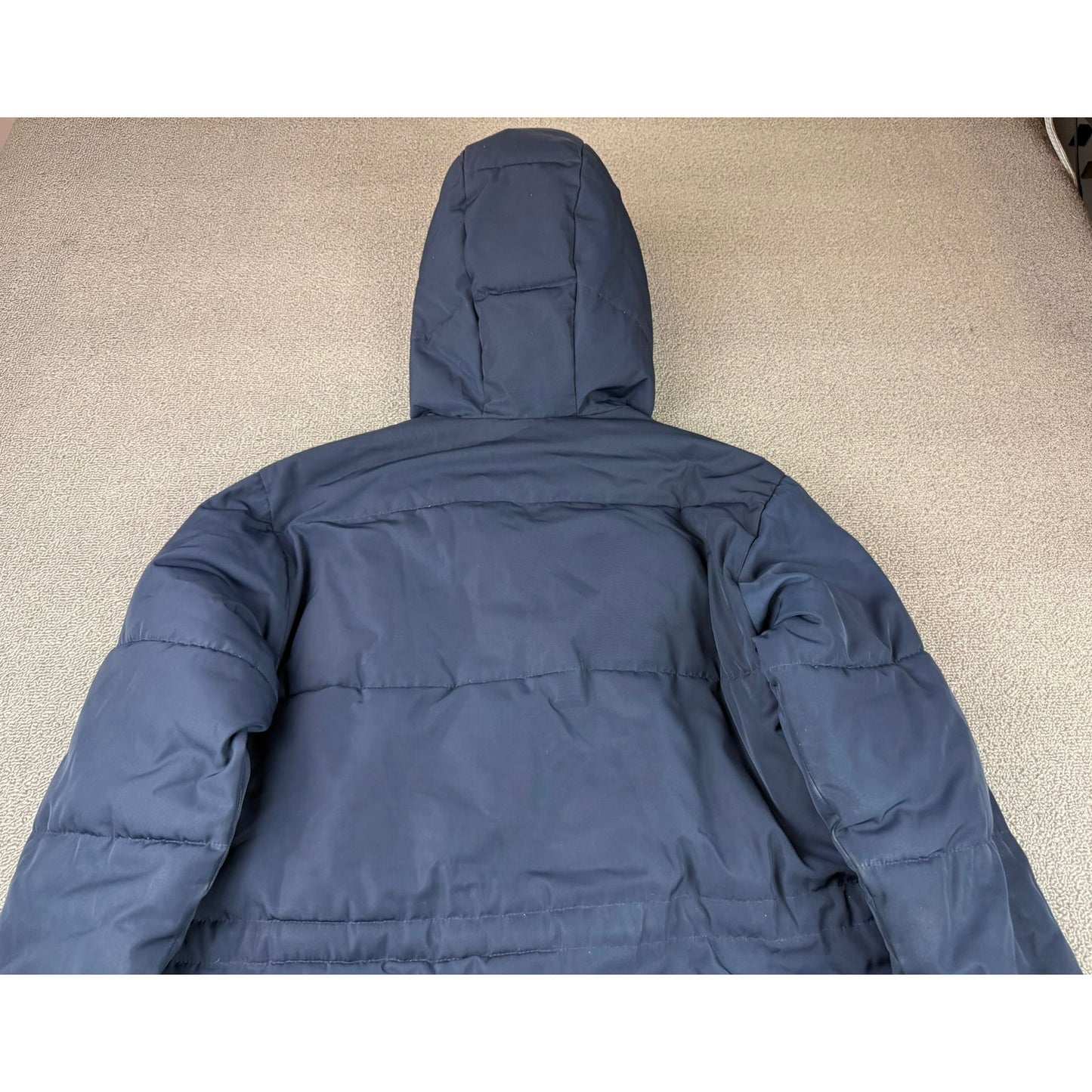 Everlane Women's XS Navy Blue ReNew Long Puffer Jacket
