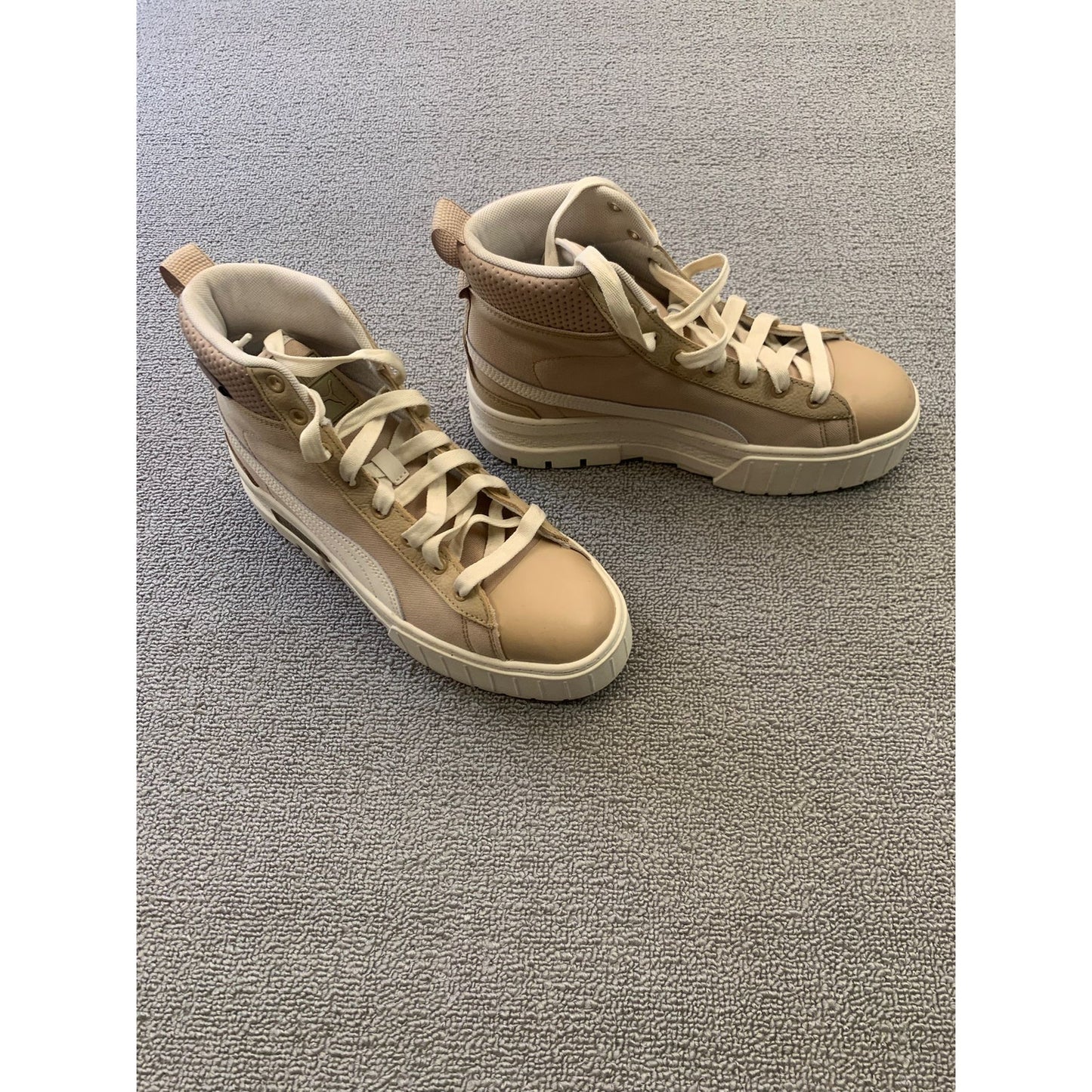 PUMA Men US 9.5 Brown High Top Sneakers