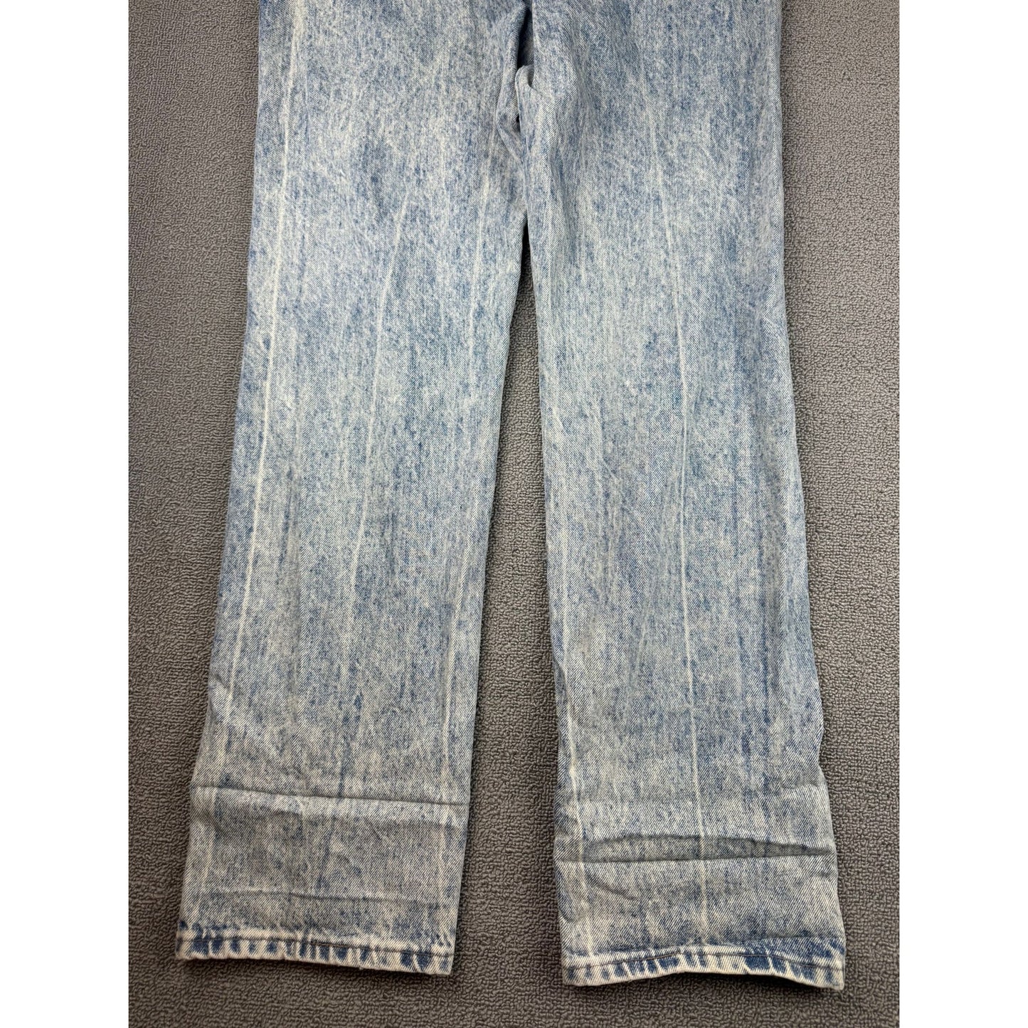 Vintage Wrangler Men's 36x34 Blue Acid Wash Authentic Jeans