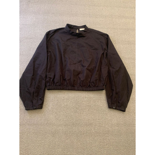 Everlane Women Medium Black Mock Neck Bubble Long Sleeve Top