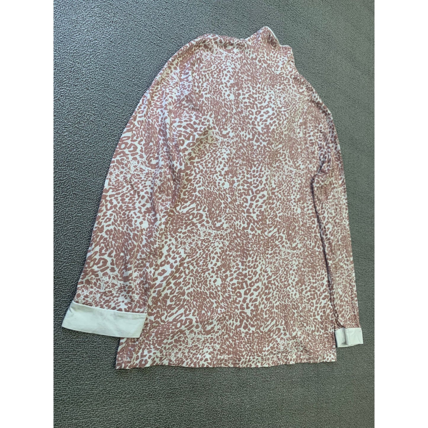 Cosabella Women's Small Pink White Leopard Print Pajama Set Two Piece