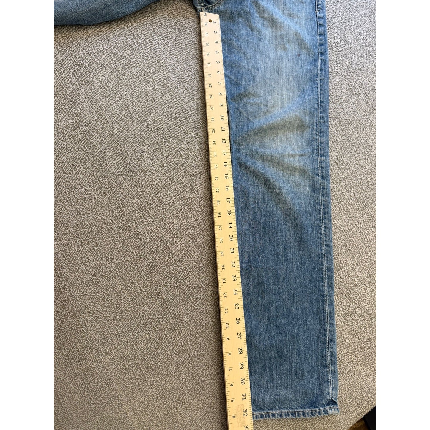 Polo Ralph Lauren Vintage Men's Jeans W33 L34 Straight Leg Blue Denim Authentic