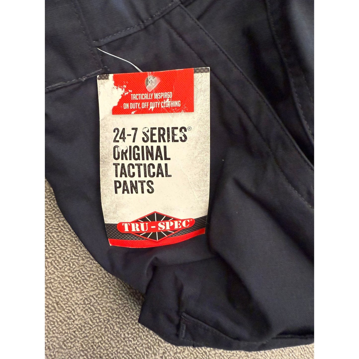 Tru-Spec Men 34 24-7 Series Navy Blue Tactical Cargo Pants Workwear Utility