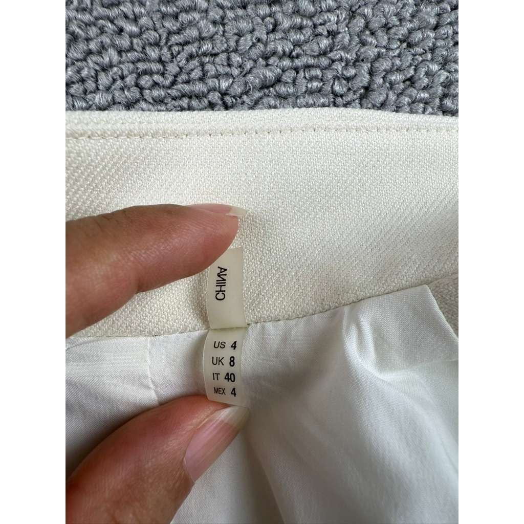 Elie Tahari Women's Size 4 White Business Office Blazer Jacket