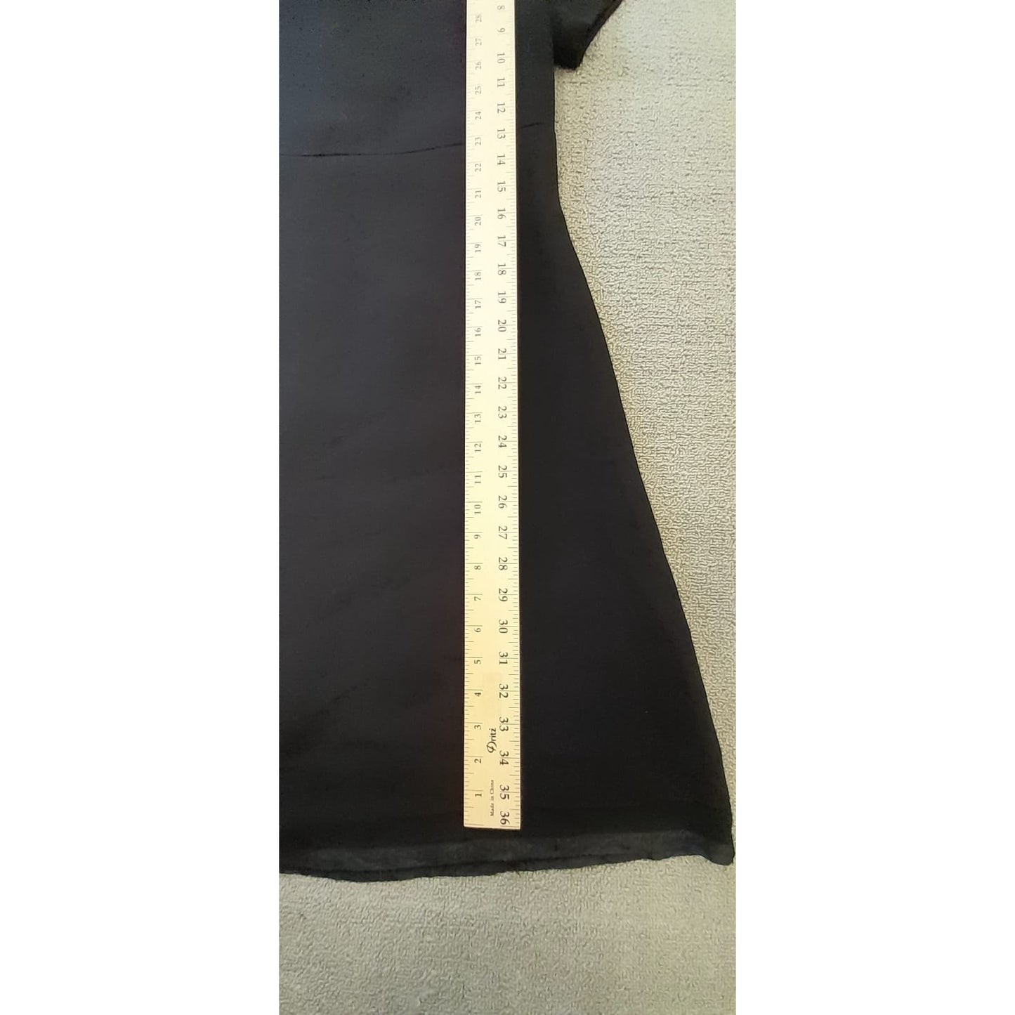 Jones New York Womens Size 10 Black Square Neck Short Sleeve Dress