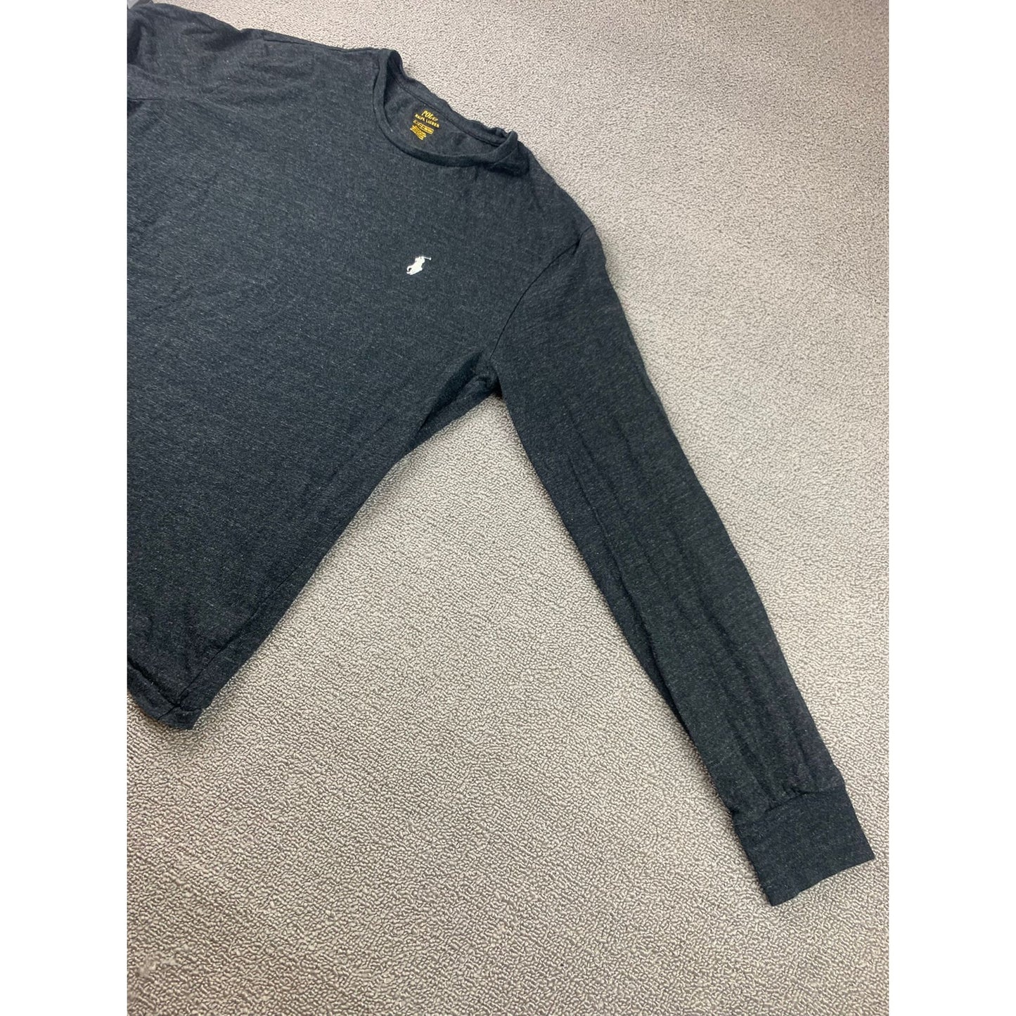 Polo Ralph Lauren Men Large Gray Long Sleeve Shirt
