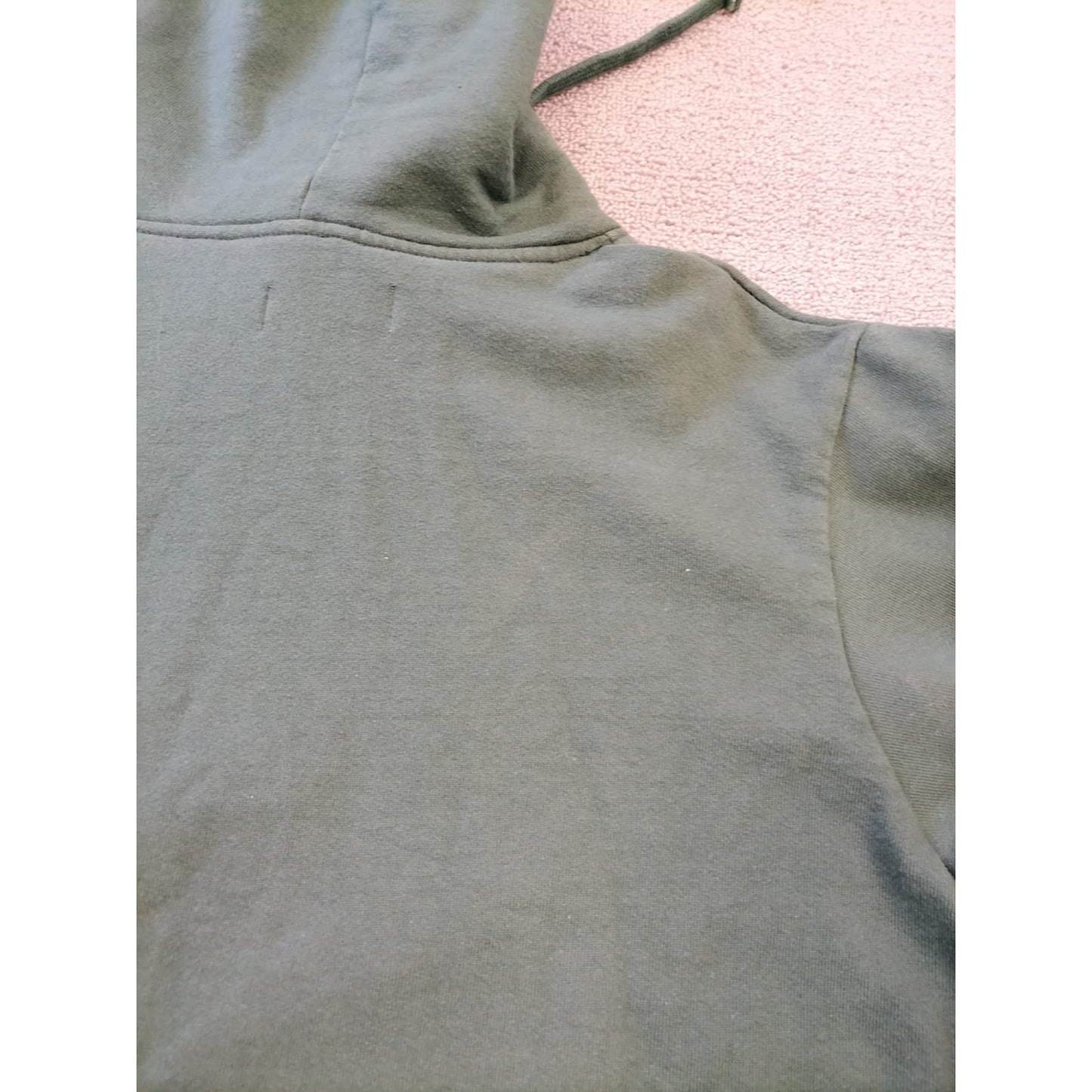 BOAST Men M Green Pullover Hoodie Sporty Comfort  Signature Cannabis Leaf Logo