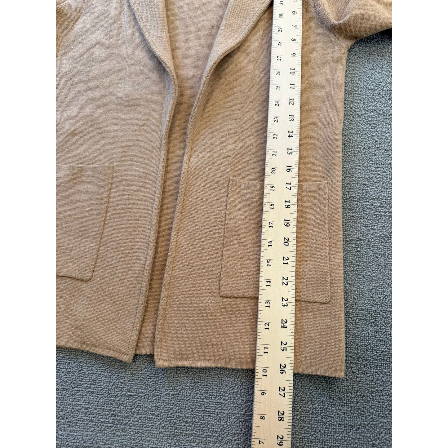 J.Crew 365 Womens XXS Tan Beige Open Front Blazer Cardigan Coat