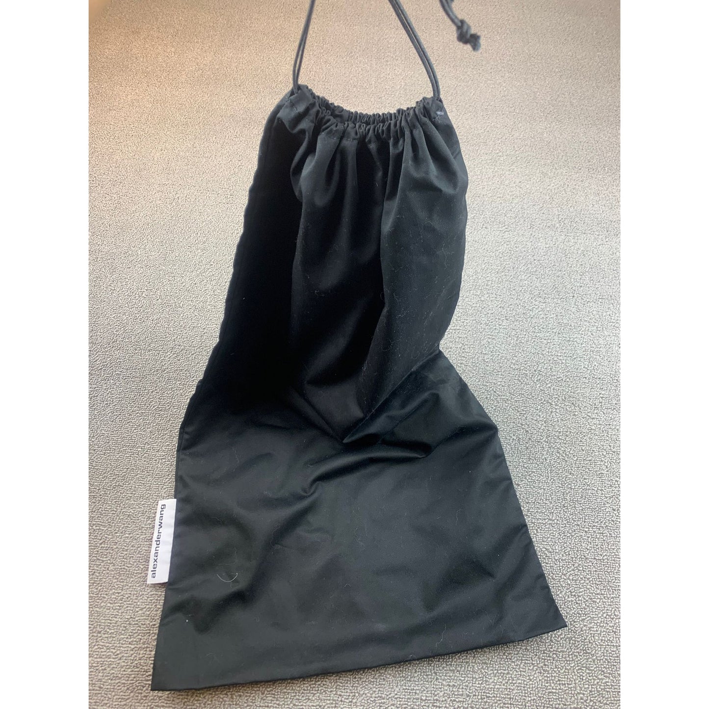 Alexander Wang Large Black Drawstring Dust Bag Storage Protective Travel