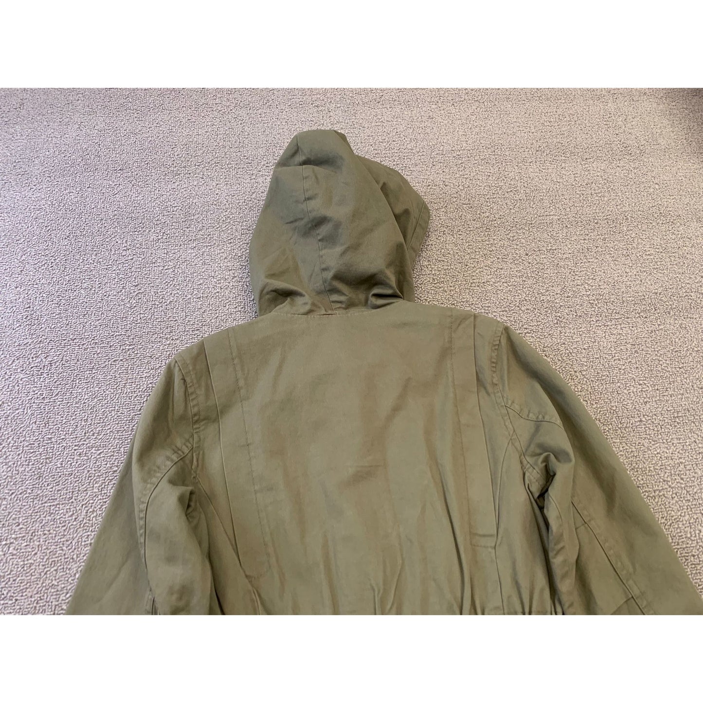 Mayoral Girl's Size 8 Olive Green Hooded Jacket With Studs