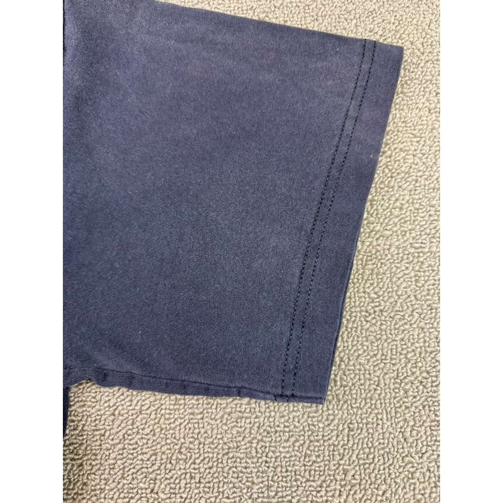 Scooby-Doo V-Neck T-Shirt Men L Dark Navy Cartoon Network Y2K 90s/00s Vintage