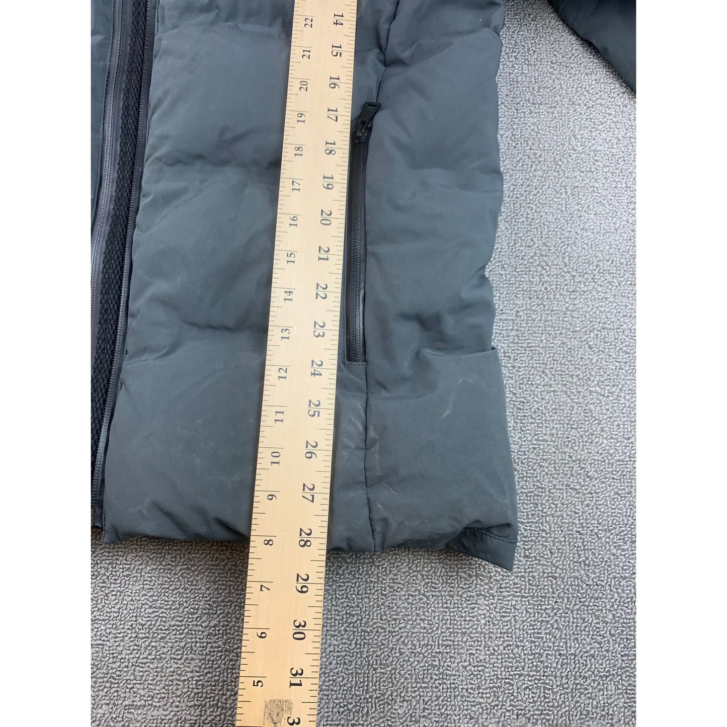 Orobos Mens Medium Gray Puffer Jacket Coat