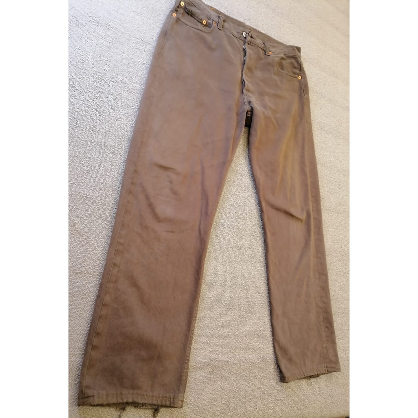 Levi's Men's Waist Size W38 L36 Brown Jeans Classic Fit Durable Comfort & Style.