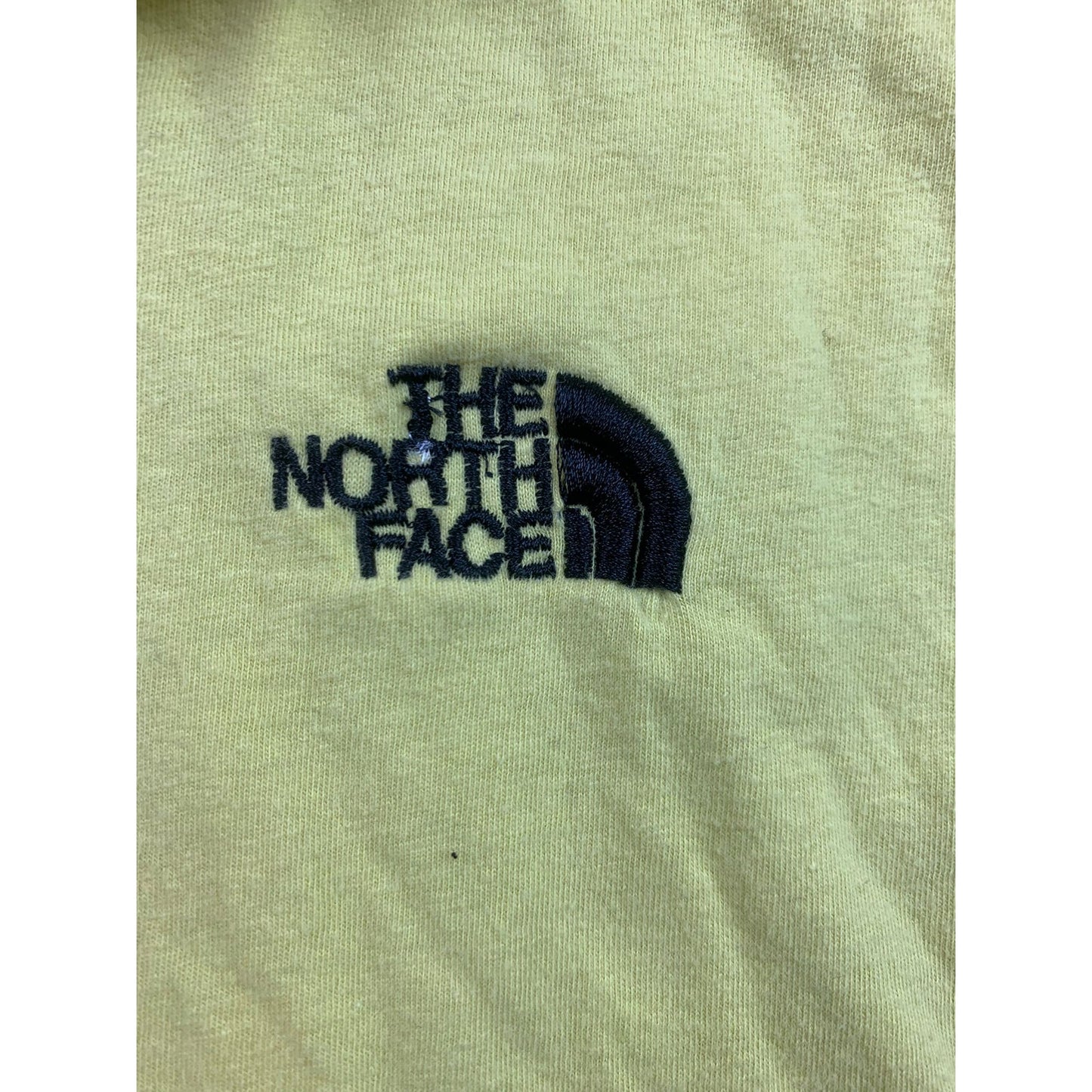 The North Face Men's XL Yellow Logo Graphic T-Shirt Crewneck