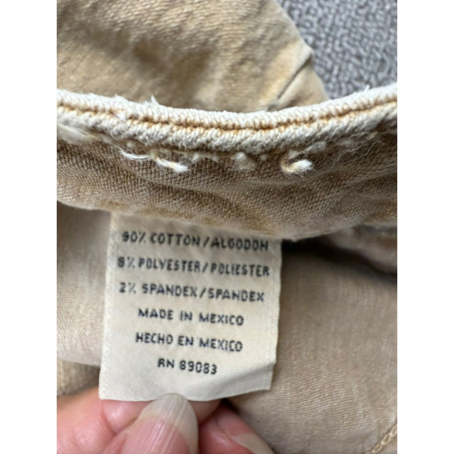 LEI Vintage Women Size 29 Tan Wide-leg Jeans Bell-bottom Denim Pants Y2K