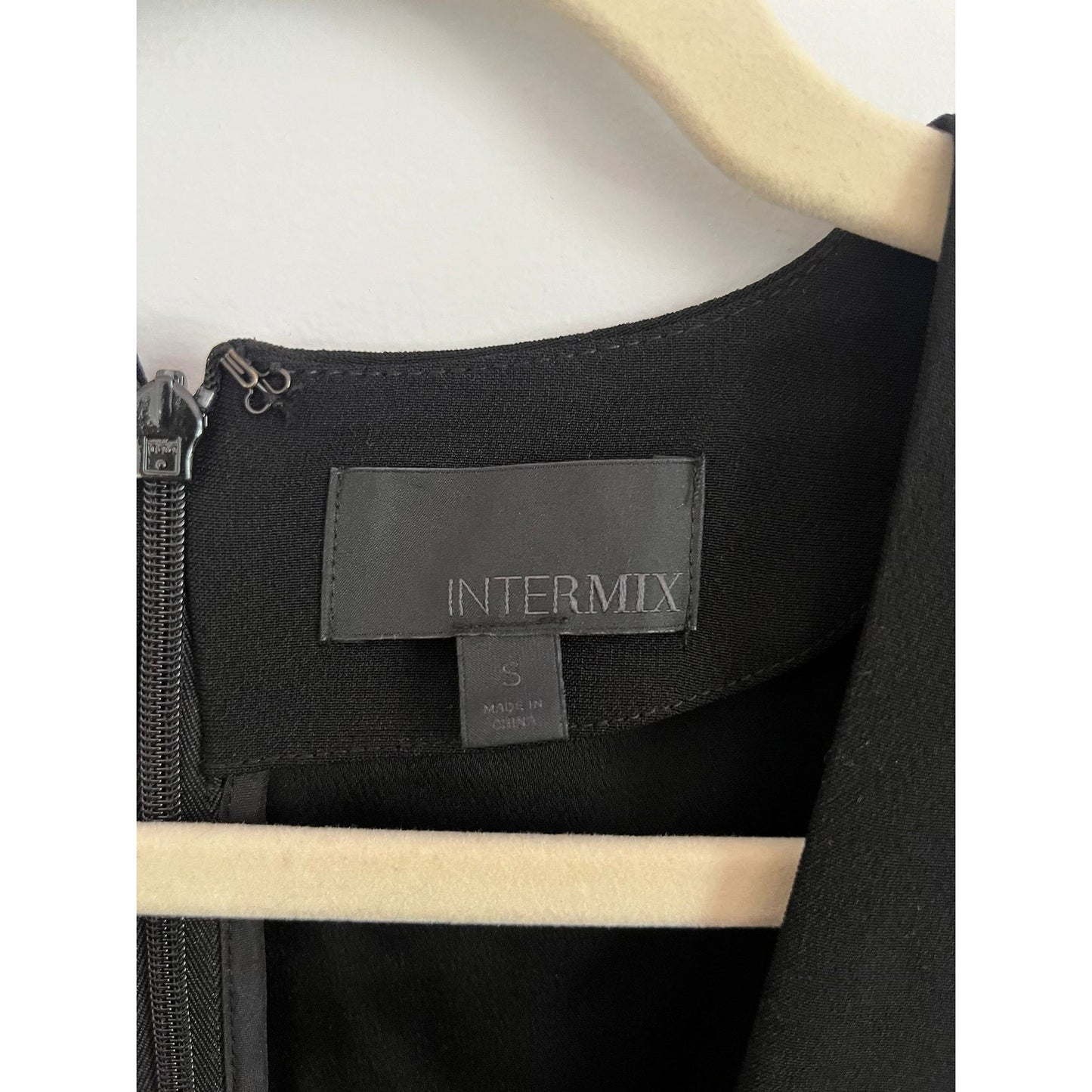 Intermix Romper Women S Black Long Sleeve Front Tie Deep V Back Zip Dressy