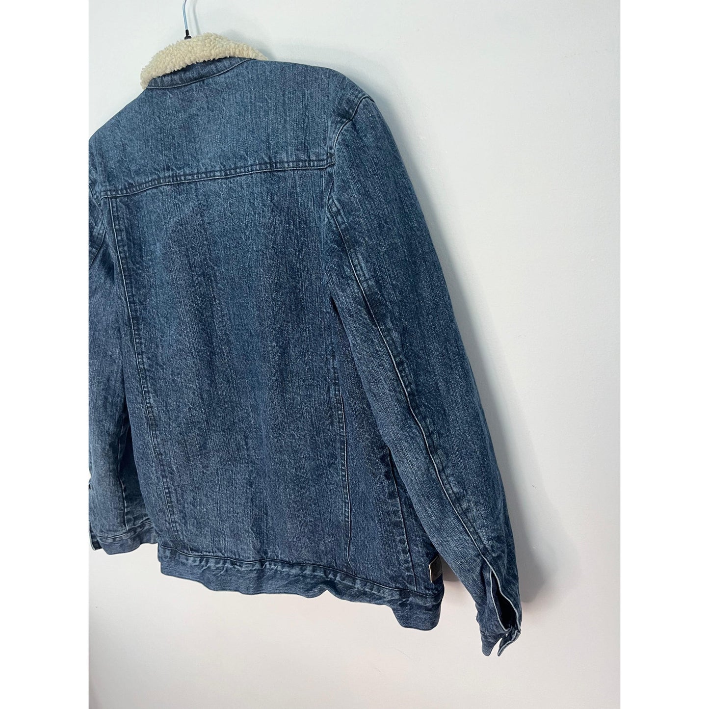 Cody James Denim Jacket Men Small Sherpa Lined Western Trucker Blue