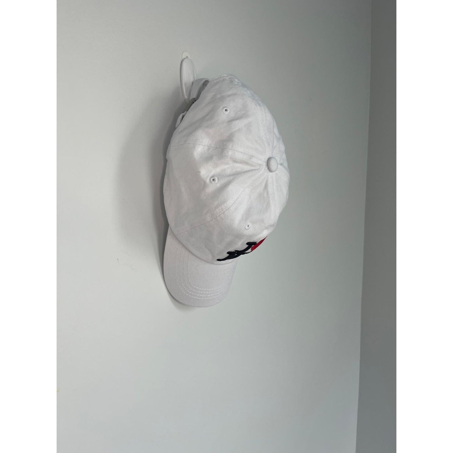 I Love NY White Embroidered Baseball Hat Unisex Adjustable Cap Souvenir