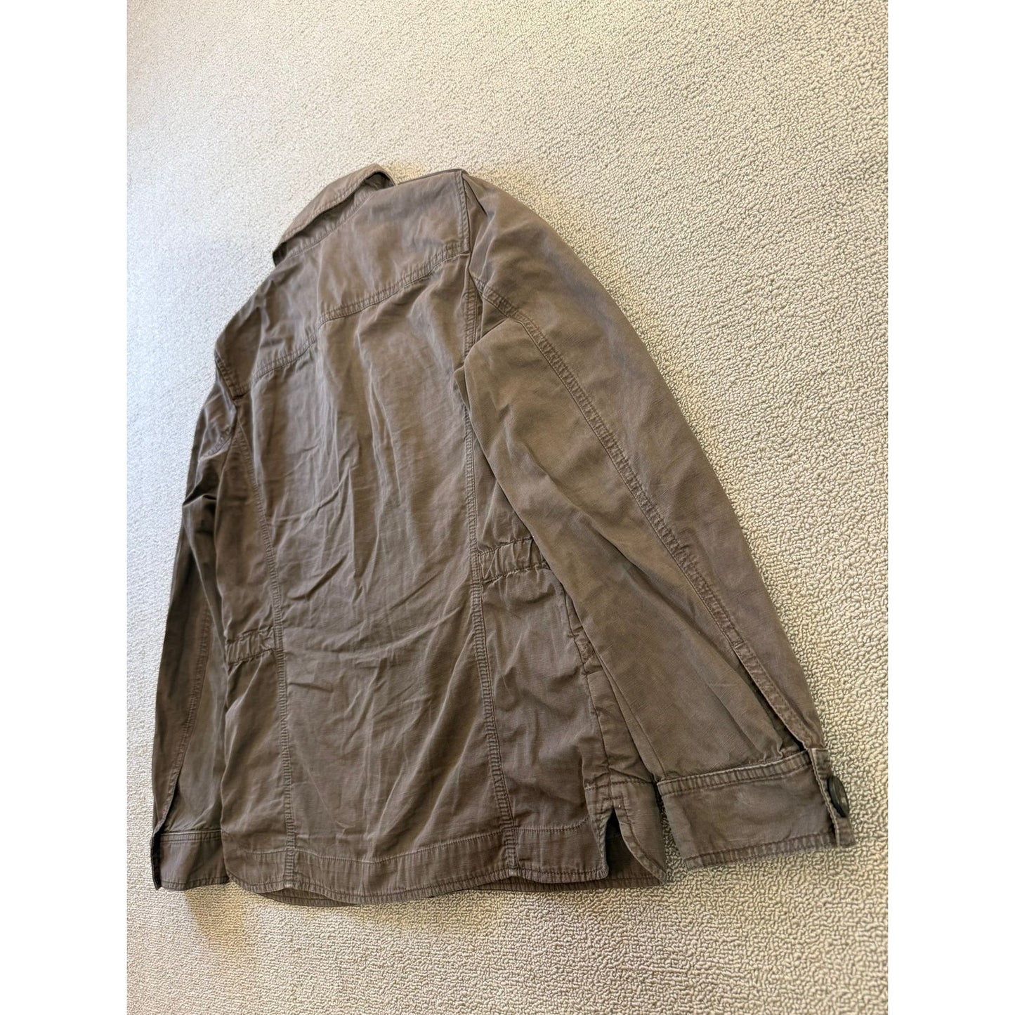 Comptoir des Cotonniers Women's 38 Brown Khaki Utility Field Jacket