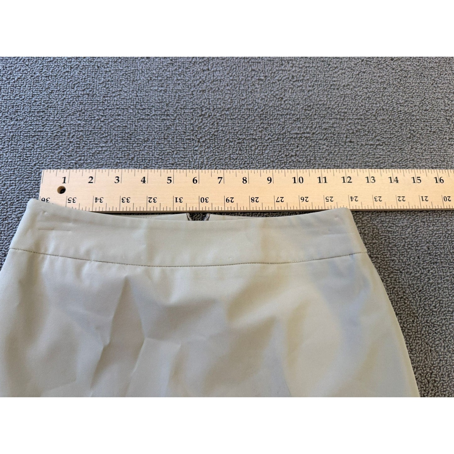 TEENFLO Women's Pencil Skirt Size 2 White Career Business Professional
