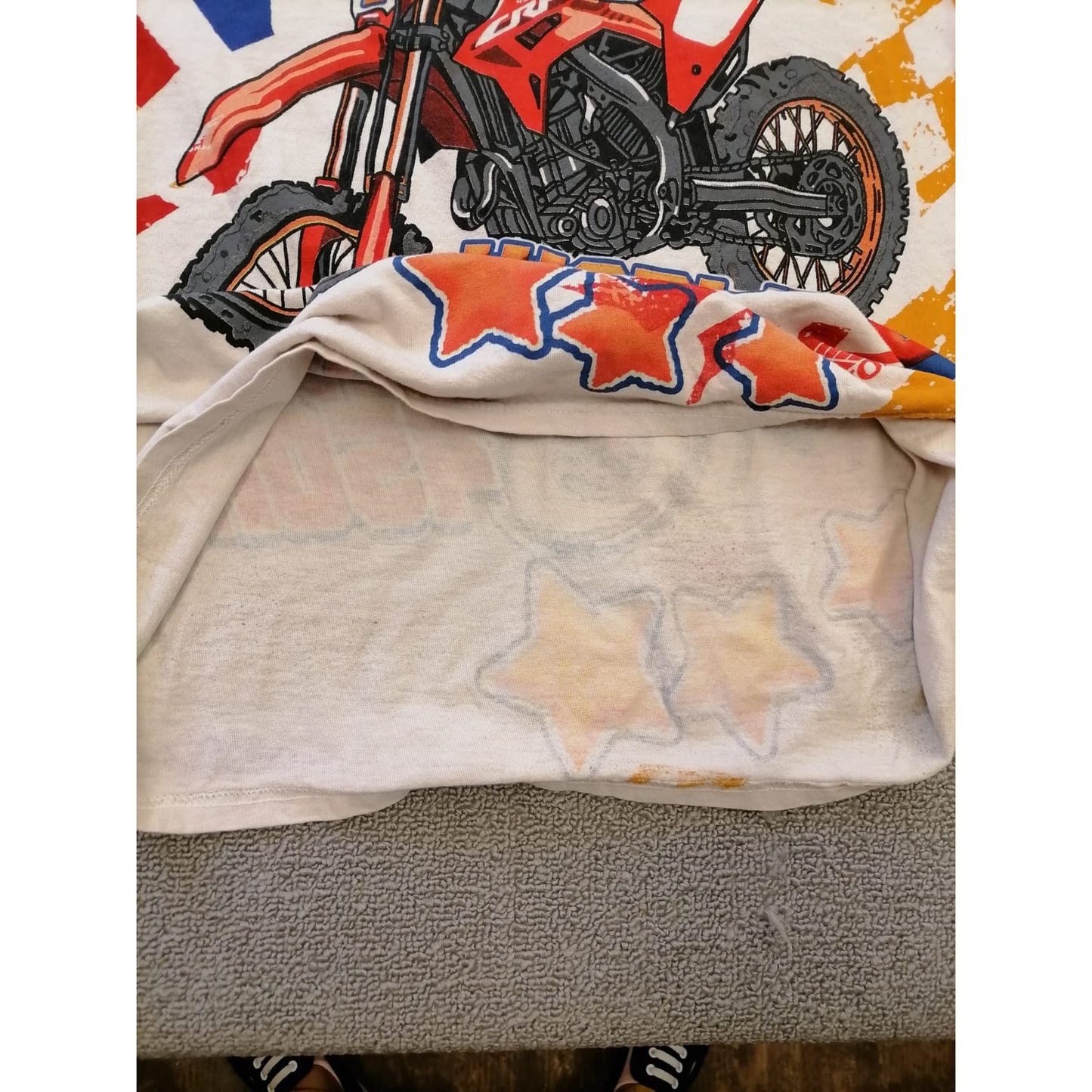 Honda Male S Powersports World Champions Motorcycle Racing Graphic T-Shirt