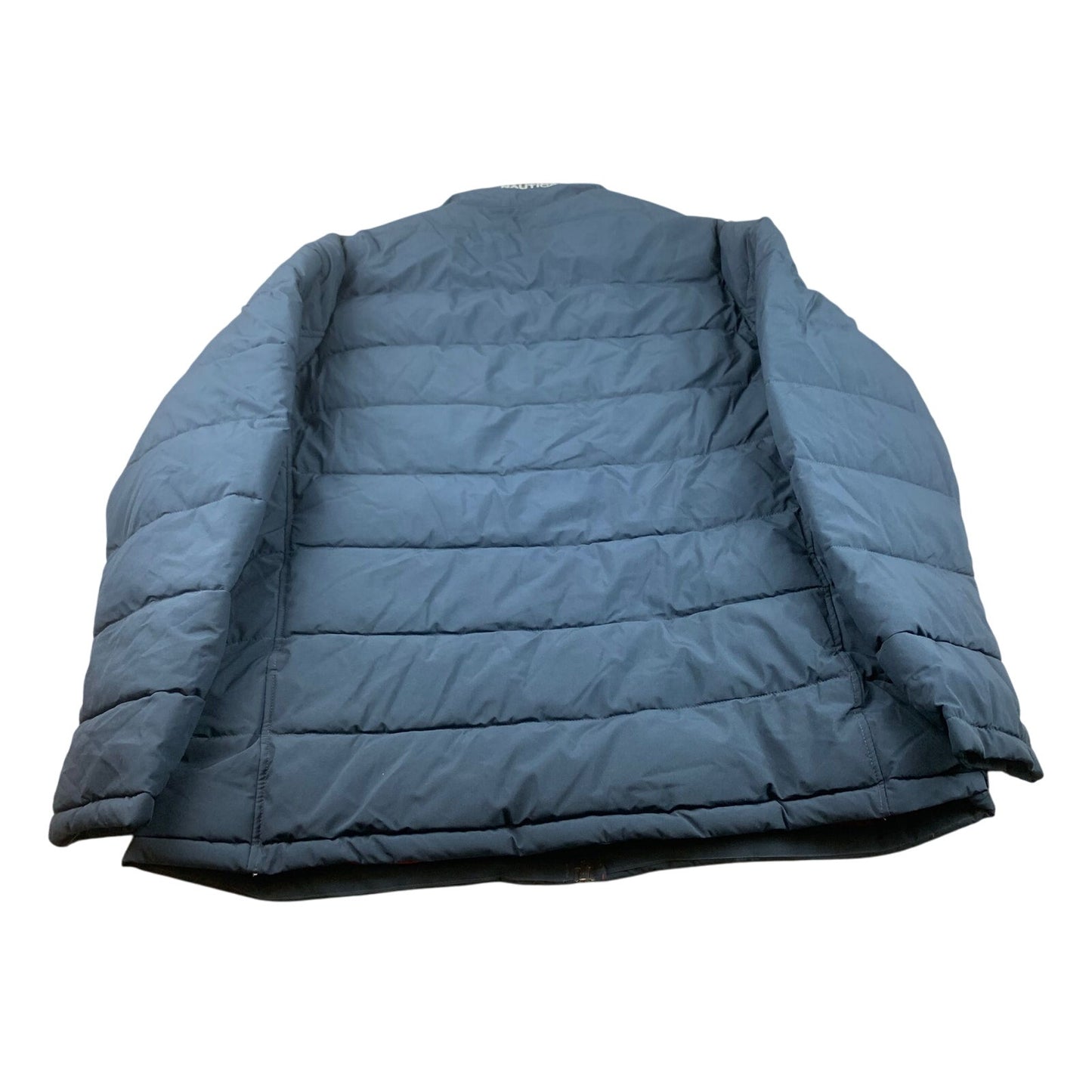 Nautica Mens XL Blue Down Puffer Jacket Coat