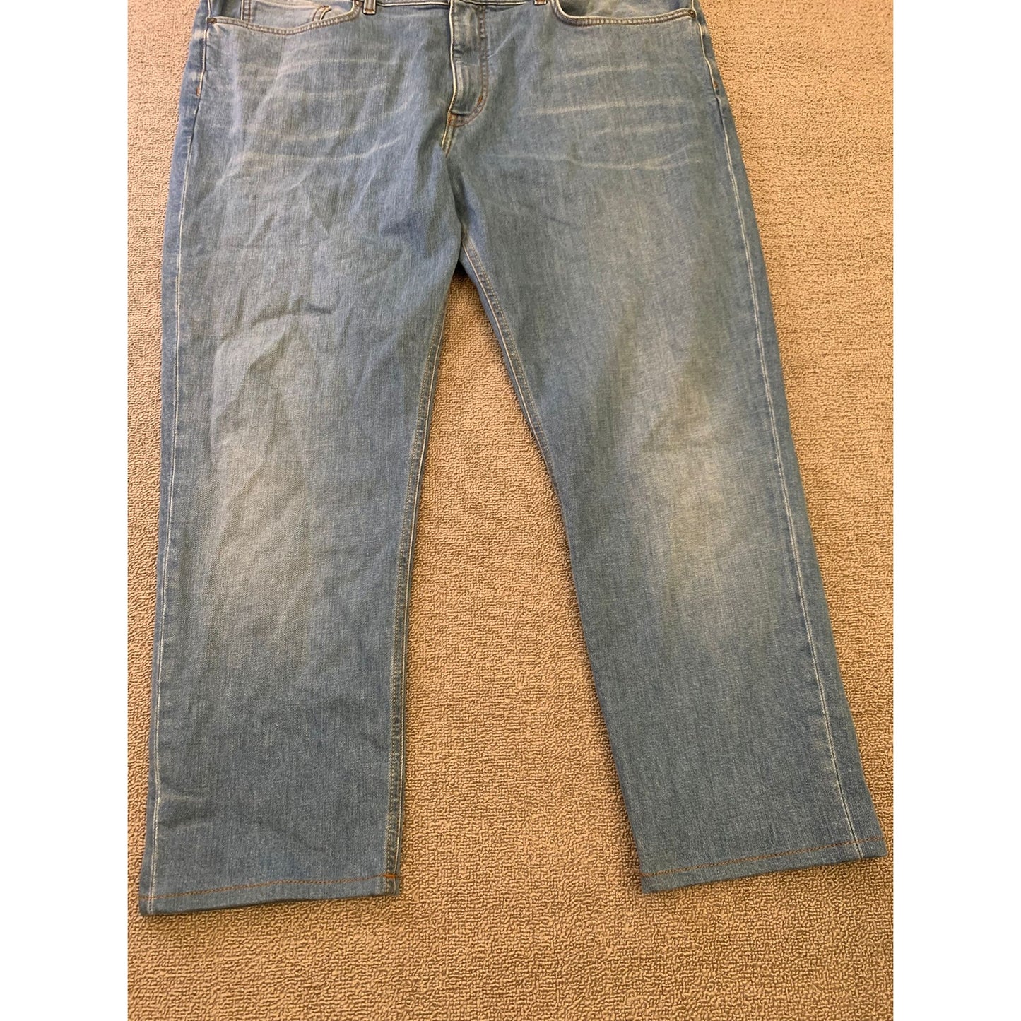 Spoke Mens 42 Jeans Blue Build A Regular Fit Straight