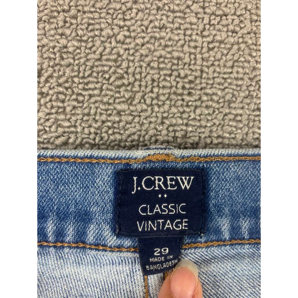 J.Crew Women's High Rise Classic Vintage Jean Cotton Stretch Size 29