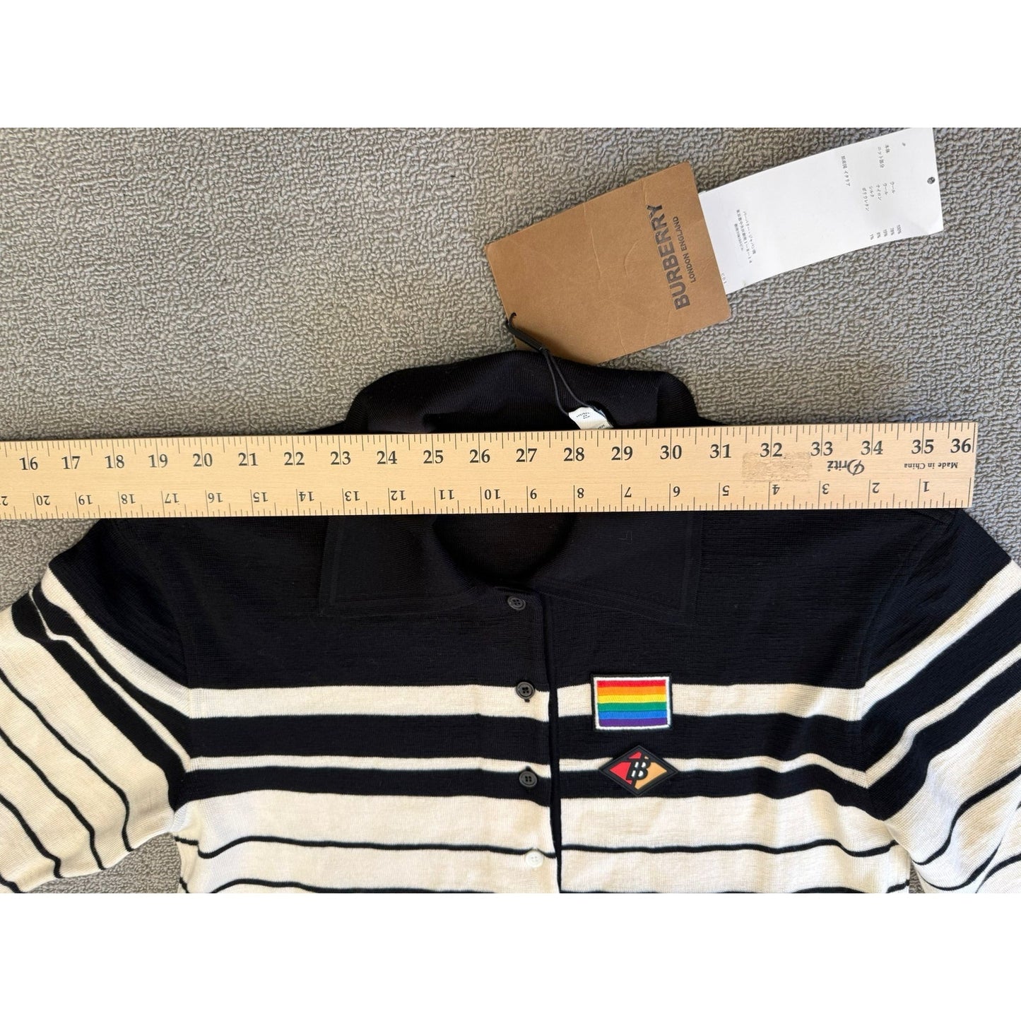 Burberry Women's XS Burberry Dress Polo Shirt Reconstructed