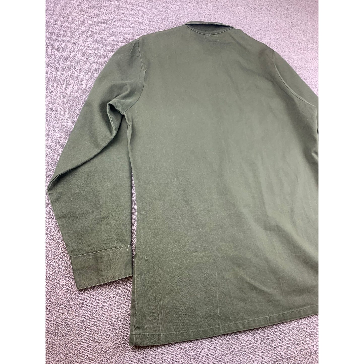 Selma Apparel Military Utility Shirt Jacket Men Olive Green OG 507 Vintage