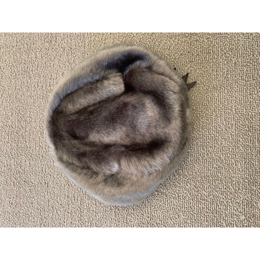 Rachel Riley For Eloise Baby Size 4 Gray Faux Fur Hat
