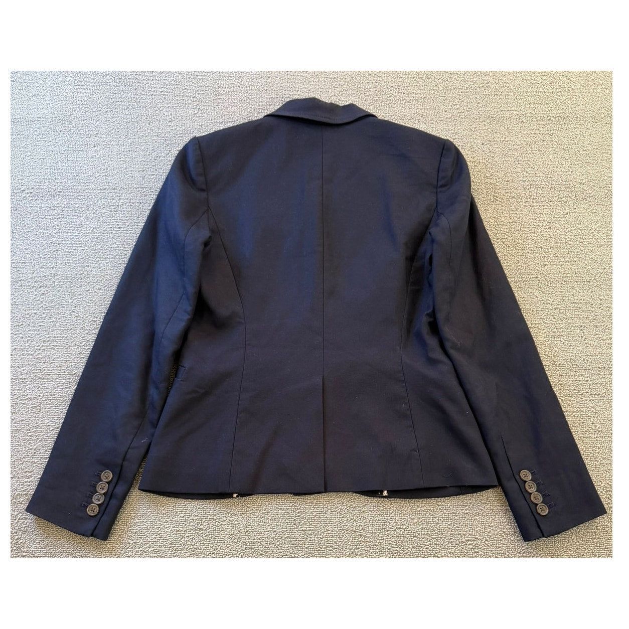 J.Crew Womens 0 Blue Two Button Long Sleeve Blazer Jacket Coat