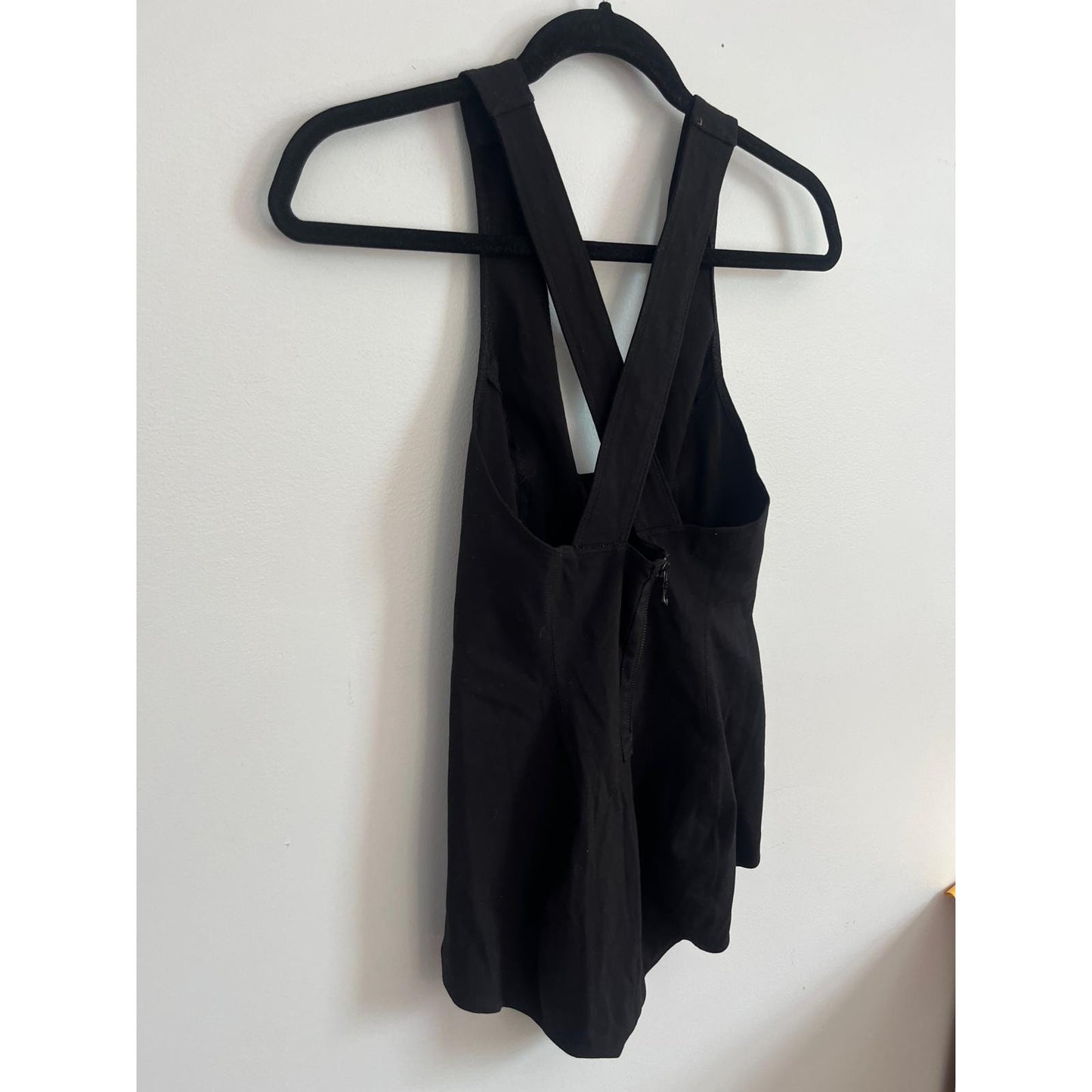 Rag & Bone Bodysuit Women S Black Sleeveless V Neck Stretch One Piece