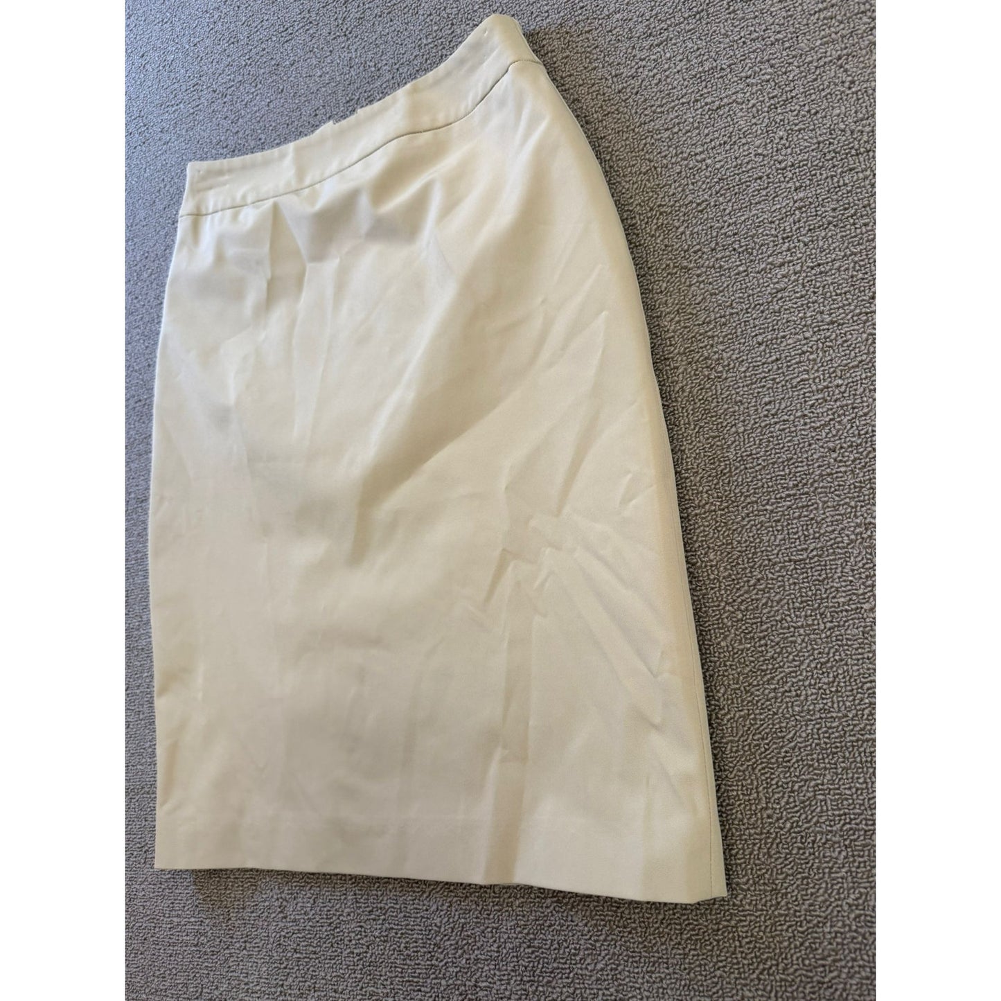 TEENFLO Women's Pencil Skirt Size 2 White Career Business Professional