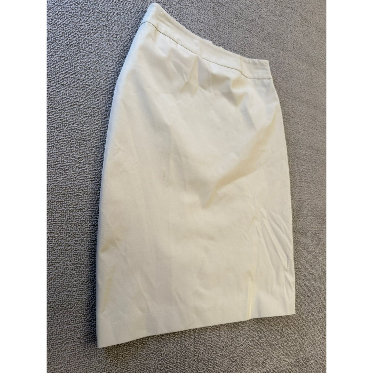 TEENFLO Women's Pencil Skirt Size 2 White Career Business Professional