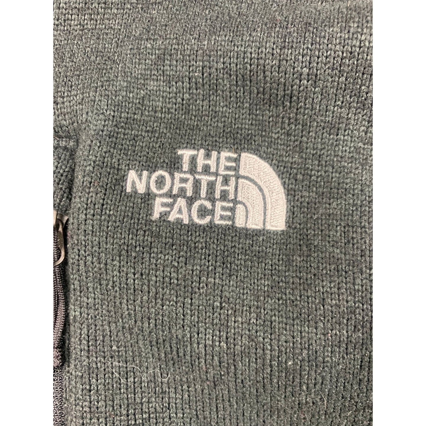 The North Face Men L Dark Green Midweight Full-Zip Fleece Jacket