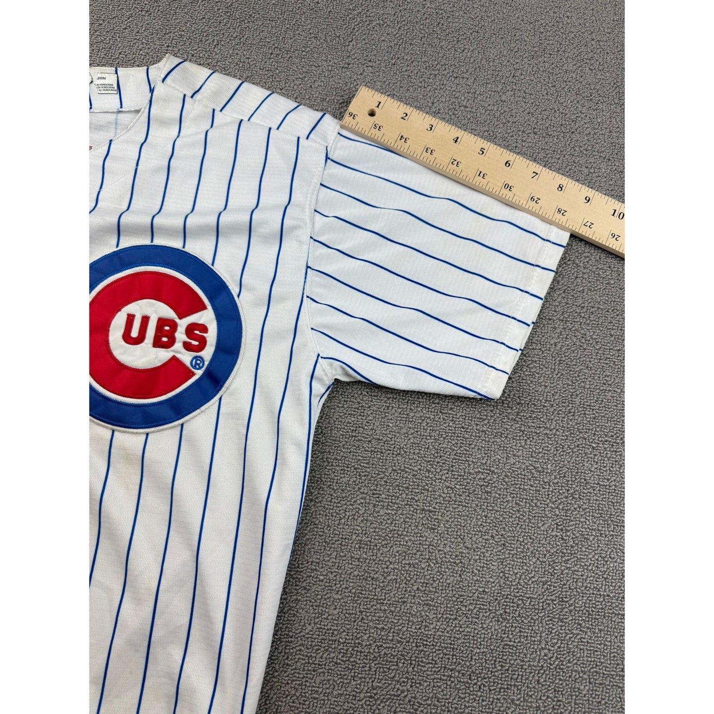 Majestic Chicago Cubs CoolBase Pinstripe Jake Arrieta #49 Baseball Jersey Size M