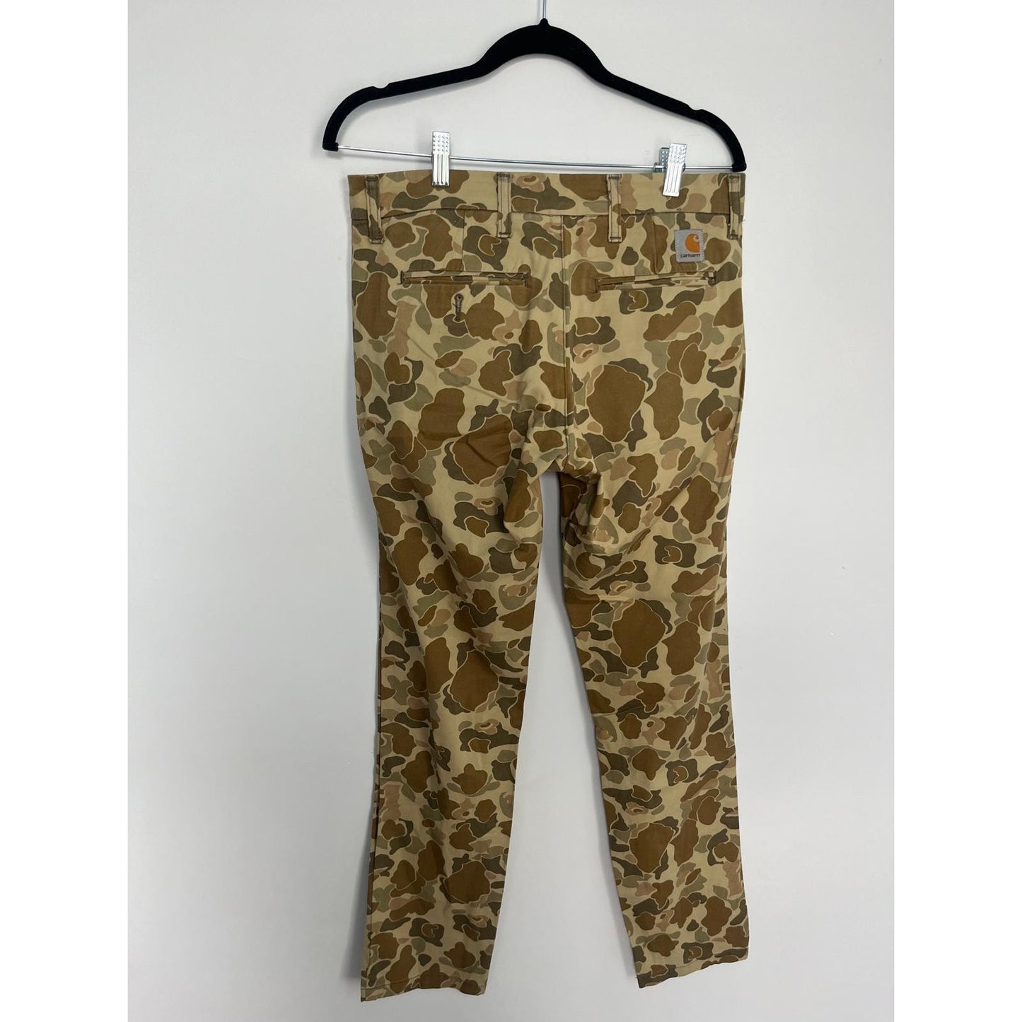 Carhartt Sid Pant Men 31x32 Camouflage Slim Tapered Chino Pants